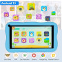 SUMTAB Tablette Enfants 7 Pouces Android Tablette pour Enfant avec 8GB RAM+64GB ROM(TF 256GB), Contrôle Parental, WiFi, Bluetoot
