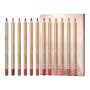 LOPHE 12 Couleurs Lipliner Crayon Set,Nude Crayons à Lèvres,Crayon à Lèvres Onctueux et Crémeux, Imperméable à l'Eau Lèvres Maqu