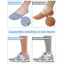 Kiiwah 4 Paires Chaussette Basse Homme Invisibles, Socquettes Courtes Respirantes avec Silicone Antidérapant Socquettes de Sport