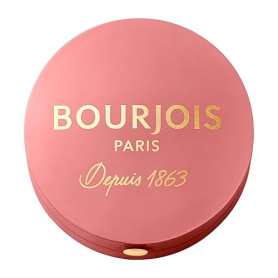 BOURJOIS - Boîte Ronde Blush 74 Rose Ambre - Piceau & Miroir Intégré - Technologie Fard Cuit - Texture Fine & Légère - Facile À