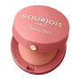 BOURJOIS - Boîte Ronde Blush 74 Rose Ambre - Piceau & Miroir Intégré - Technologie Fard Cuit - Texture Fine & Légère - Facile À