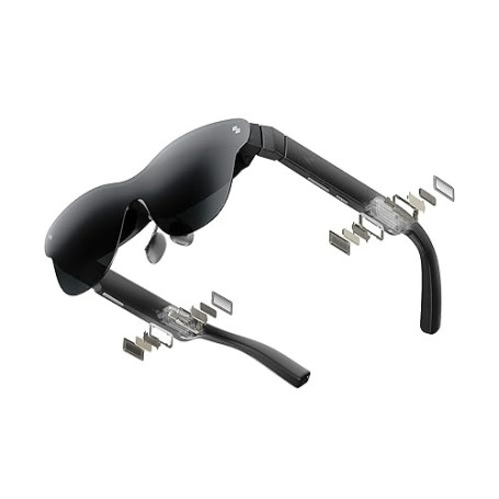 RayNeo Air 4 Pro Lunettes AR/XR, Écran HDR10, Puce Vision 4000, Cinéma Virtuel 201 Pouces, Audio par Bang & Olufsen, Lunettes 3D
