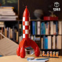 LEGO Ideas La Fusée de Tintin - Maquette de Navette Spatiale pour Adulte - Décoration de Bureau DIY avec 5 Minifigurines & Figur