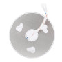Pongnas Ventilateur de Plafond Kit de Lumière du Plafond Ventilateur LED Remplacement de la Lumière 3000K 4200K 6500K 3 Couleur