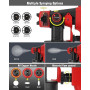 Taingwei Pulvérisateur de peinture sans fil pour batterie Milwaukee M18 18 V, pistolet de pulvérisation HVLP pour armoires, voit