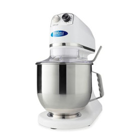 Mixeur Planétaire 7 L Jusqu'à 2 Kg Pâte Blanche - Bol Mixeur Inox - 11 Vitesses - Robot Pâtissier - Batteur sur Socle - Robot Pâ