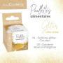 ScrapCooking - Paillettes Alimentaires Dorées 5 g - Pour Pâtisseries & Cocktails - Décoration Alimentaire Comestible – Poudre Or