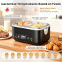 TLPEMN Gamelle Chauffante, 1.2L Electrique Lunch Box Chauffante Rechargeable, Boite Chauffante Repas Portable à Chauffage Rapide