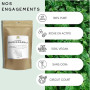 ESSENTIOIL Poudre de Bhringaraj - 100% Naturel - Contre la chute de cheveux, Favorise la pousse, Apaise la peau - Tous types de