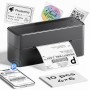 Phomemo 241BT Imprimante Thermique Etiquette, Imprimante Etiquette Autocollante 4X6, Connectivité Bluetooth et USB, Compatible a