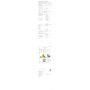 Lampe de Chevet Tactile, Lampe de Chevet Chambre, Lampe Chambre de Style Mid-Century Modern avec Globe et Base Métallique Rouge,