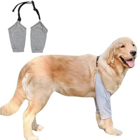Manchon de Récupération Chirurgicale pour Chien, Manchon de Protection léchage Avant Protège-coude pour De Chien Chiens Support