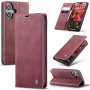 Samokor Coque pour iPhone 17 5G Housse Cuir Premium Etui Rabat Pochette Portefeuille Fentes Cartes Magnétique,Étui Protection po