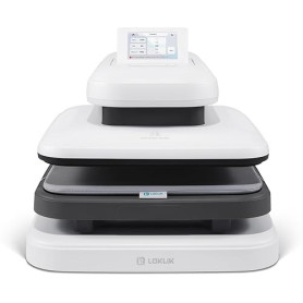 LOKLiK ImPress Auto Heat Press 2 - Presse à transfert automatique pour personnaliser des t-shirts, pulls, couvertures, serviette