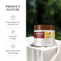 Karseell Collagen Masque Cheveux 100ml, Maca Essence Huile d'Argan Masque Capillaire, Réparation Profondeur pour Secs et AbiméS
