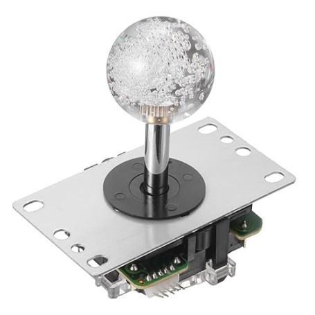 PATIKIL Joystick D'Arcade, 8 Directions 5A 12/14V Style Classique Compétition Manche Long Pour Arcade Game Machine Cabinet Pièce