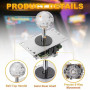 PATIKIL Joystick D'Arcade, 8 Directions 5A 12/14V Style Classique Compétition Manche Long Pour Arcade Game Machine Cabinet Pièce