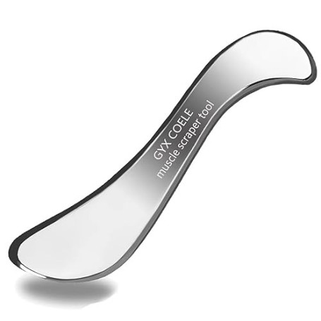 GYX COELE Grattoir musculaire en acier inoxydable 304, outil de massage Gua Sha, outil de grattage IASTM, excellent outil de mob