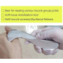 GYX COELE Grattoir musculaire en acier inoxydable 304, outil de massage Gua Sha, outil de grattage IASTM, excellent outil de mob
