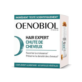 OENOBIOL HAIR EXPERT Chute de Cheveux - Nouvelle formule concentrée - Chute de cheveux- Favorise la croissance - Préserve la den