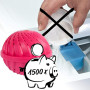 Hinrichs 2 x Boule de Lavage Machine a Laver- Lavage Linge avec Perles en Céramique - Laver sans Lessive - Pour env. 1500 lavage