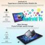 Tablette 10 Pouces Android 15 Tablette Octa-Core Tablette, Widevine L1 24Go + 64 Go + 1 to TF, WiFi 6 BT 5.3 Batterie 5000 mAh,