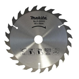 LAME CARBURE MAKITA Ø 165 MM STANDARD BOIS POUR SCIES CIRCULAIRES (24 DENTS) -D-03333