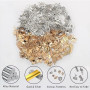FINEASY 200 Pièces Breloques Charms, Breloque pour Bracelet, Charms pour Bracelet, Breloques Mixtes, Breloques Bracelet pour Bij
