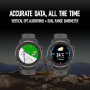 COROS APEX 4 Montre GPS, écran Tactile MIP 1,3", Cartes mondiales + Navigation itinéraire, autonomie 41 Jours, Montre Sport, Mic
