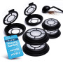 DL-pro Lot de 6 dosettes de café rechargeables convient pour Melitta 180424 pour machine à café Senseo HD7800 à HD7874 avec cuil
