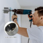 CCLIFE Scie à Cloche Trépan Couronne Carotteuse à Sec Ø 82 mm avec adaptateur SDS plus pour Maçonnerie et Béton