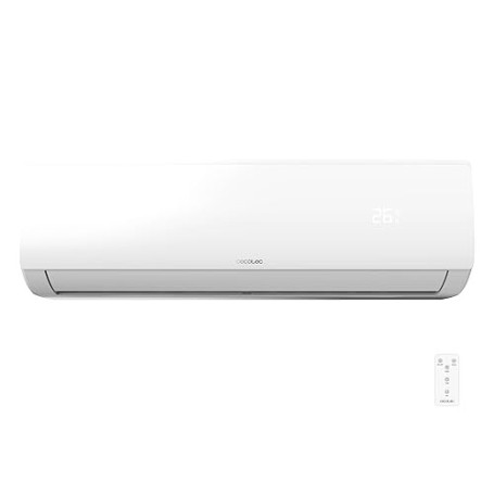 Cecotec Split Climatisation AirClima 12000 Smartfresh. 12000 BTU, Moteur CC, Pompe à chaleur, Télécommande, Affichage LED, Systè