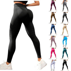 Legging Anti Cellulite Femme 3D Original,Leggings 3D Anti Cellulite, Legging à Compression - Minceur Taille Haute sans Couture Y