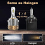 SageSunny Ampoules LED H7 pour phares de Golf MK7 MK6 R GTI 80W 10000LM 6000K Blanc Canbus Sans erreur LED H7 pour feux de crois