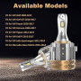 SageSunny Ampoules LED H7 pour phares de Golf MK7 MK6 R GTI 80W 10000LM 6000K Blanc Canbus Sans erreur LED H7 pour feux de crois