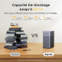 UGREEN NASync DH2300 NAS Bureau 2 Baies, 4Go RAM, Connexion NFC One-Touch, LAN 1GbE, Album Photo IA, Système NAS Facile pour Déb