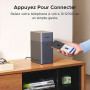 UGREEN NASync DH2300 NAS Bureau 2 Baies, 4Go RAM, Connexion NFC One-Touch, LAN 1GbE, Album Photo IA, Système NAS Facile pour Déb