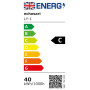 Ventilateur de plafond avec éclairage et télécommande, 3 vitesses, 50CM éclairage LED avec protection d'urgence minuterie à inte