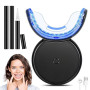 Kit de Blanchiment Dentaire, Teeth Whitening Kit avec 32X LED Lampe de Blanchiment 3Pcs Gel Blanchisseur, Soins Dentaires à Domi
