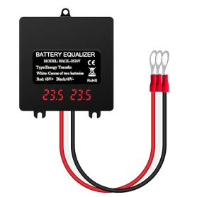 Batterie Égaliseur Batterie Solaire Equilibreur de Batteries avec Affichage Numérique pour Tension d'égalisation Plomb-acide Lit