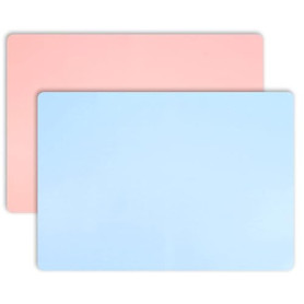 2 Pieces Tapis Silicone Resine Epoxy, Set de Table Lavable Tapis Silicone, Sets de Table Feuille Silicone Resin Grandes Antiadhé