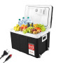 TZS First Austria - Réfrigérateur portable 45L électrique 12V 230V prise voiture & standard - Box thermoélectrique refroidit & c