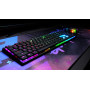 CHERRY MX 10.0N RGB, Clavier de Gaming mécanique Plat, Disposition française (AZERTY) Filaire, Original MX Low Profile RGB Speed