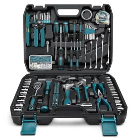 Sundpey Boite a Outils Complete 281 pièces - Caisse a outil pour Hommes et Femmes Malette Outils Complet Avec Ensemble de Clés à