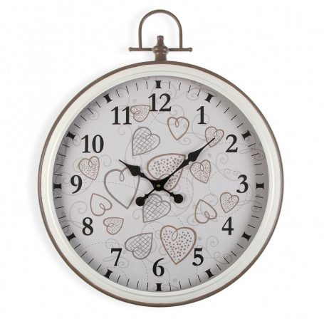 Horloge Murale Versa Cozy Coeurs Métal (5 x 73,5 x 60 cm) 95,99 €