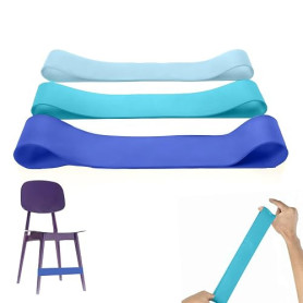 Lot de 3 bandes élastiques pour chaise, aides pour TDAH, bandes pour chaise sensorielle, coussin d'équilibre pour chaise, autism