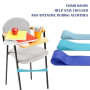 Lot de 3 bandes élastiques pour chaise, aides pour TDAH, bandes pour chaise sensorielle, coussin d'équilibre pour chaise, autism