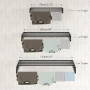Step Up Etendoir à Linge - Fixation Murale - Rétractable - Étendoir à Linge Pliable pour l'intérieur ou l'extérieur - Économie d