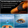 HOVERAir AQUA Caméra volante, drone suivi étanche IP67 avec caméra pour sports nautiques, 34mph, 10+ modes de vol, ralenti 4K 10