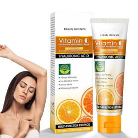 Crème éclaircissante VC, Crème éclaircissante pour aisselles VC, Soin blanchissant & hydratant, pour cou, aisselles, genoux, cou